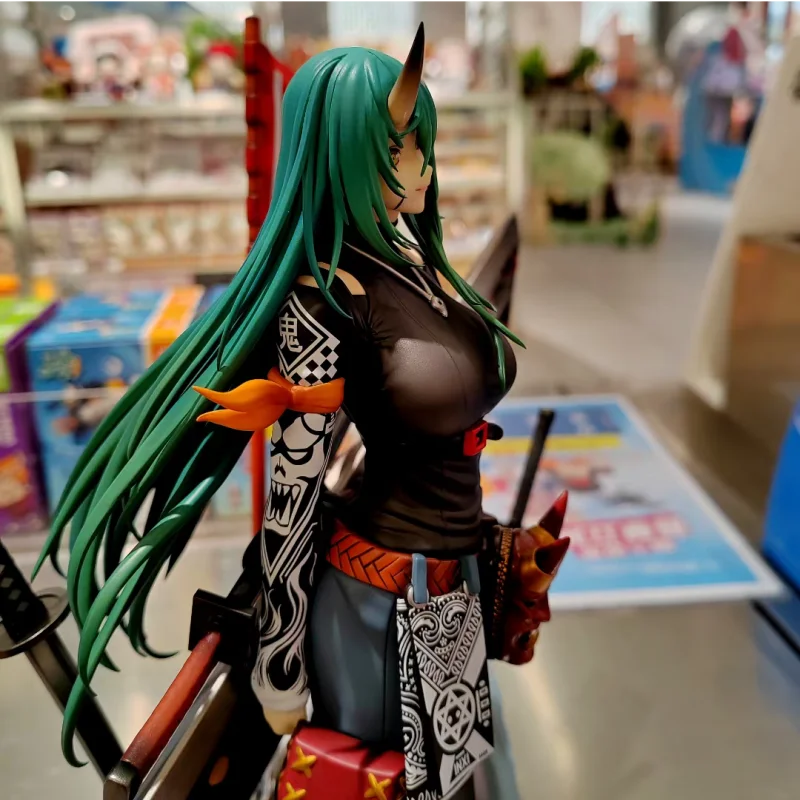 27cm Original Arknights Hoshiguma -wanderer 1/7 Pvc Action Figure Animation Figurion Model Toys Collection Decoration Dolls Gift