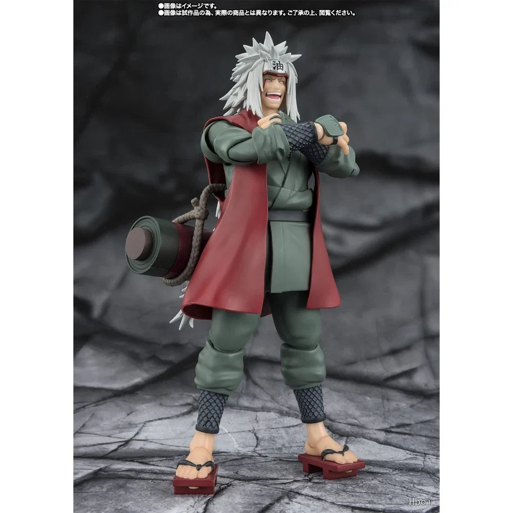 100% Authentic In Stock Original Bandai S.H.Figuarts Shf Naruto Shippuden Jiraiya Anime Action Figure Collection Model Toy