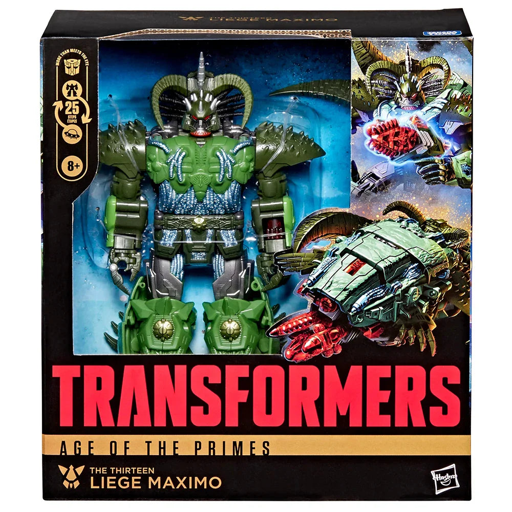 NEW Hasbro Transformers Age of the Primes The Thirteen Liege Maximo 21.5cm Leader Class Action Robot Figure Model Toys