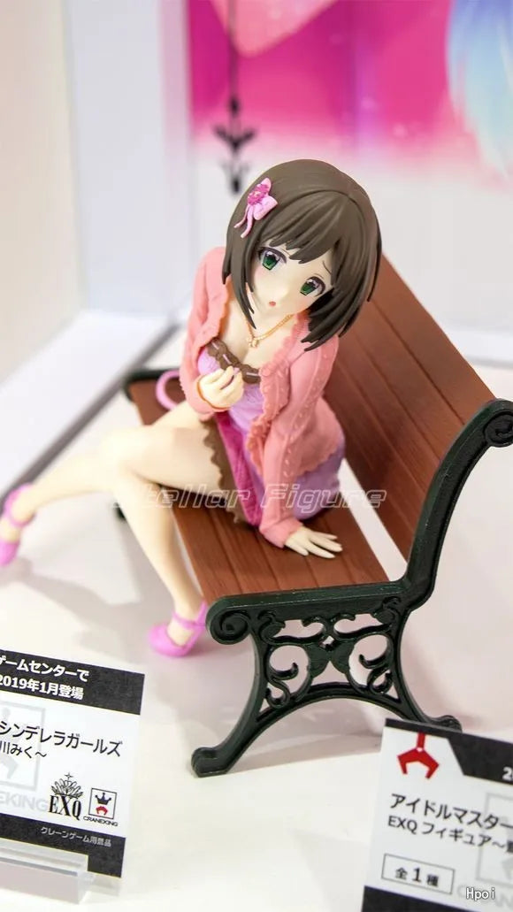【SF】In Stock BANPRESTO EXQ THE IDOLM STER Cinderella Girls Maekawa Miku Toys Figures Collection Gifts