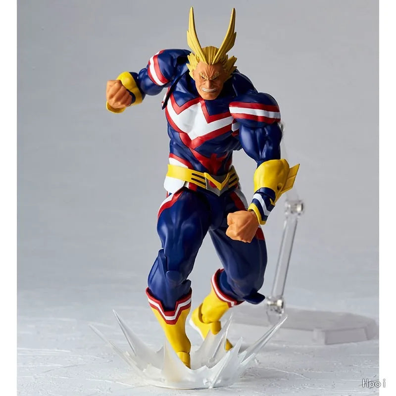 KAIYODO Genuine Amazing Yamaguchi Series My Hero Academy Midoriya Izuku，All Might Finished Product Movable Model As A Gift