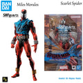 Auf Lager Bandai S.H.Figuarts Scarlet Spider Miles Morales Spider-Man: Across the Spider-Verse Figuren Modell Original Spielzeug Geschenk