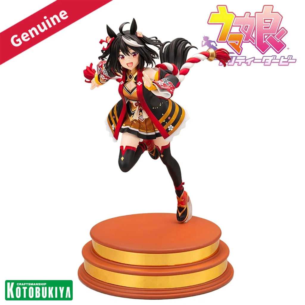 In Stock Original Kotobukiya Prepainted Umamusume: Pretty Derby Kitasan Black Outrunning The Encroaching Heat 1/7 H=295mm Figure
