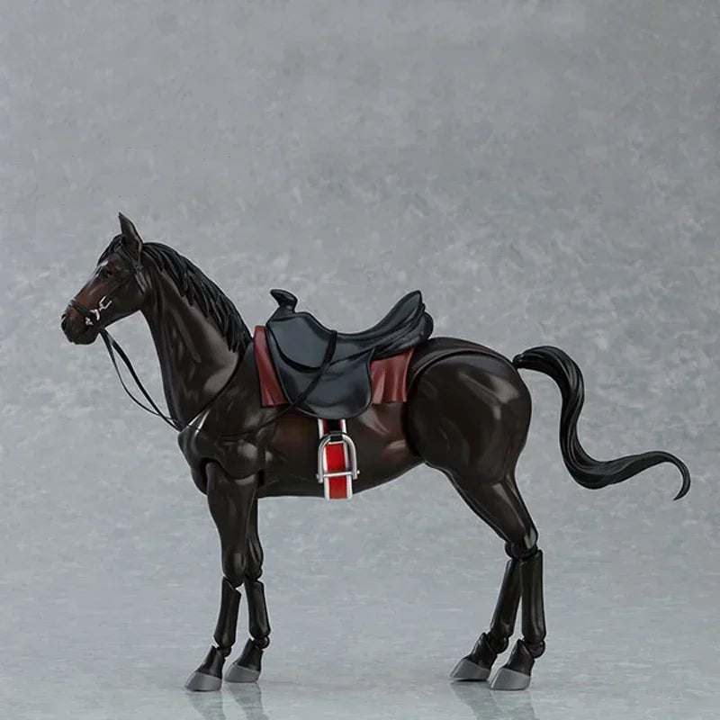 16cm #490 Figma Max Factory Anime Figure figma Horse ver.2 White/Brown Action Figure Adult PVC Collectible Model Doll Toys Gifts