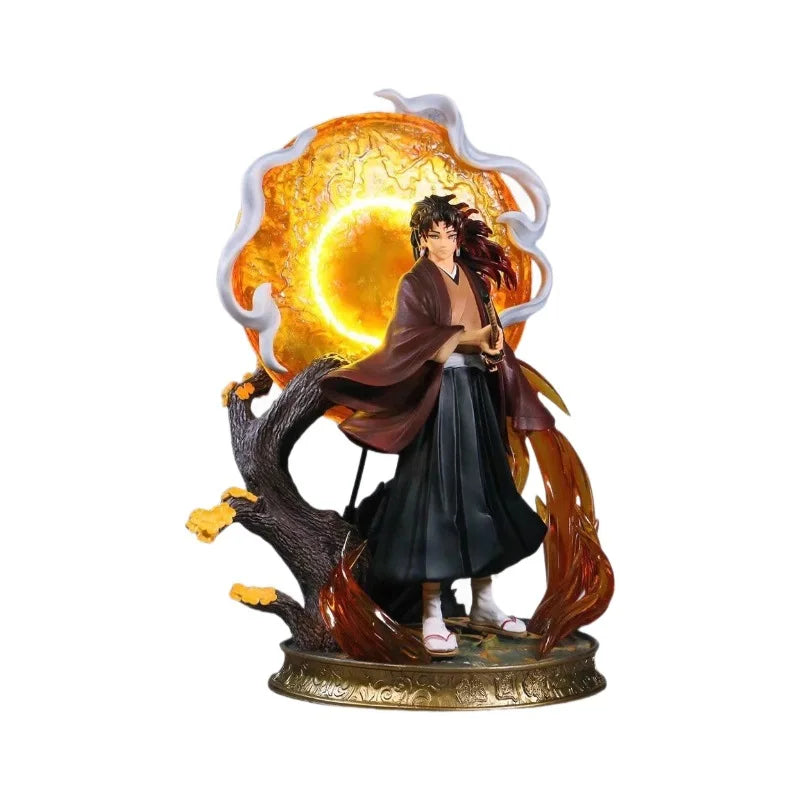 In Stock 40cm Anime Demon Slayer Tsugikuni Yoriichi Action Collectible PVC Model Figure Desk Decor Statue Model Kids Toy Gifts