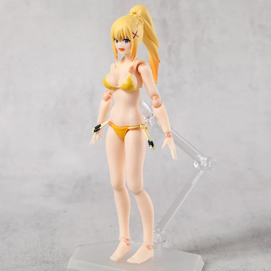 figma Darkness Swimsuit ver. EX-065 Action Figure PVC Toy Model Doll Collection Gift