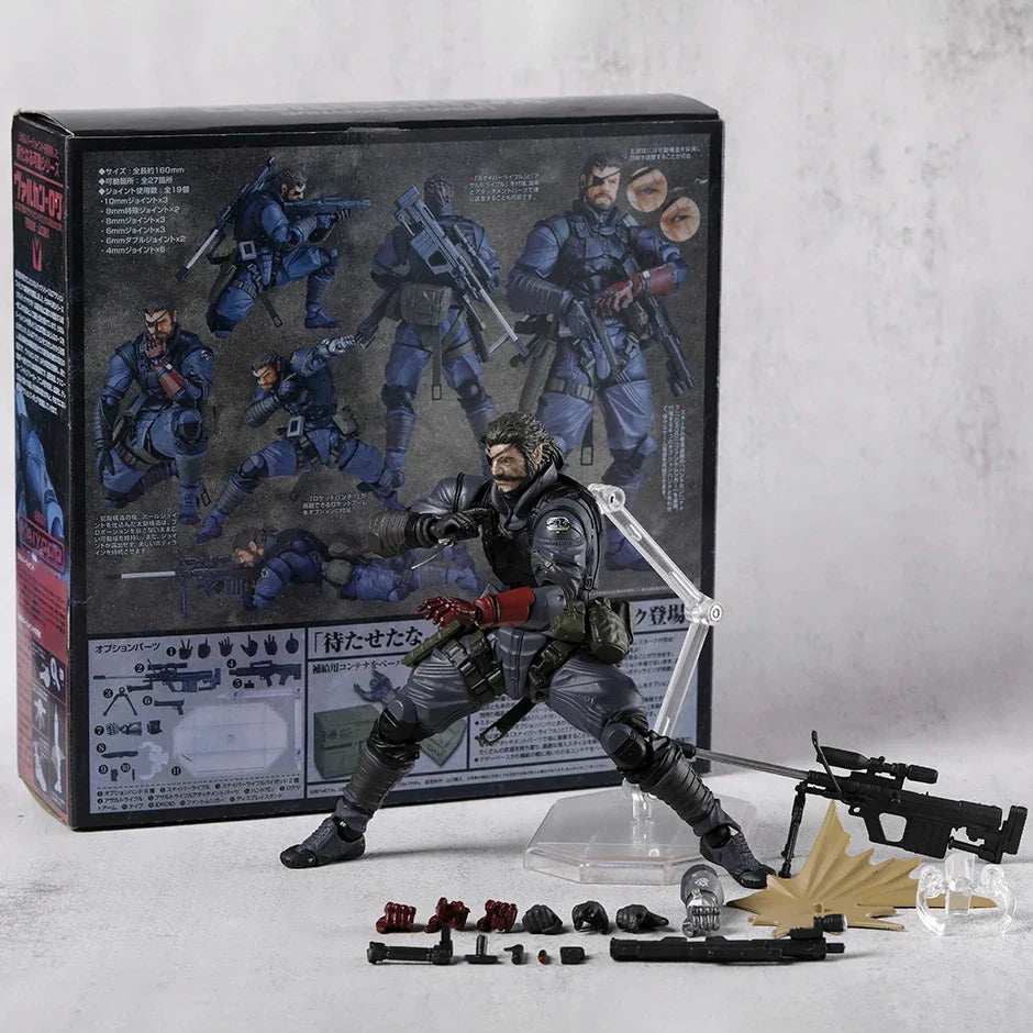 Metal Gear Solid 5 Venom Snake Action Figure Figurine Collection Model Doll Toy Gift