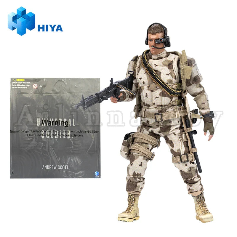 HIYA 1/12 6inch Actionfigur Exquisite Super Series Universal Soldier Andrew Scott Anime als Geschenk