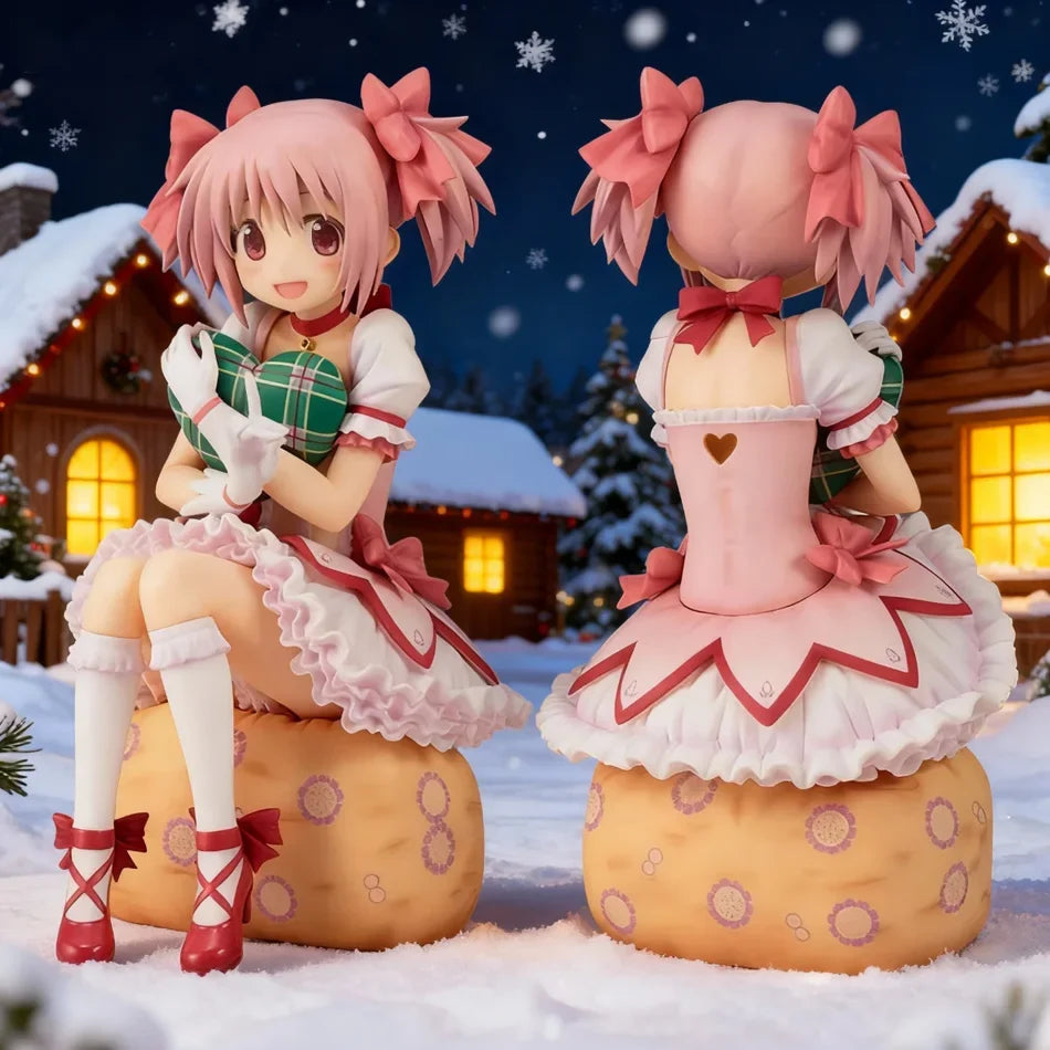 14cm Puella M agi Madoka Magica Aniem Figure  M adoka Action Figure Magic Girl Model Decor Statue Dolls Toys Christmas Gift