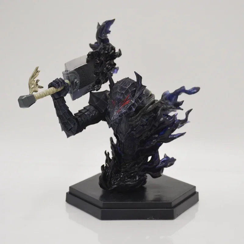 23cm Berserk Guts Anime Figure Berserker Armor L Action Figure Berserk Black Swordsman/Zodd Figurine Collectible Model Doll Toys