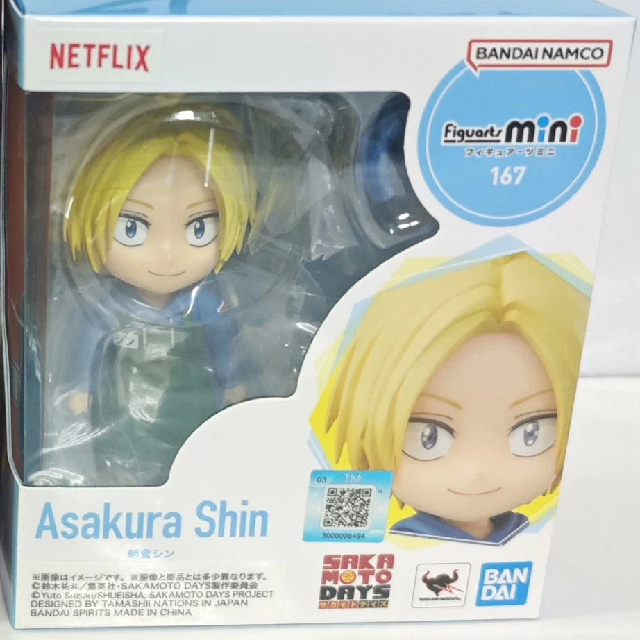 Bandai Officially Licensed SAKAMOTO DAYS Figuarts mini Taro Sakamoto Shin Asakura  Action & Toy Figures Model Genuine Boxed