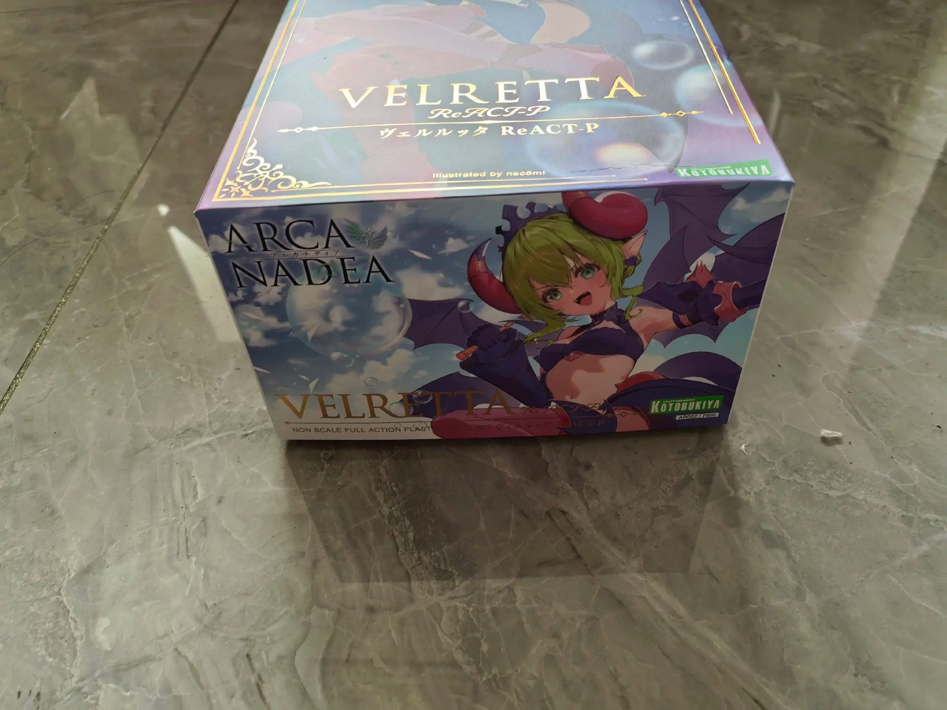 Original Kotobukiya Model Kit ARCANADEA LUMITEA VELRETTA Anime Action Figure Assembly Model Toys Gift