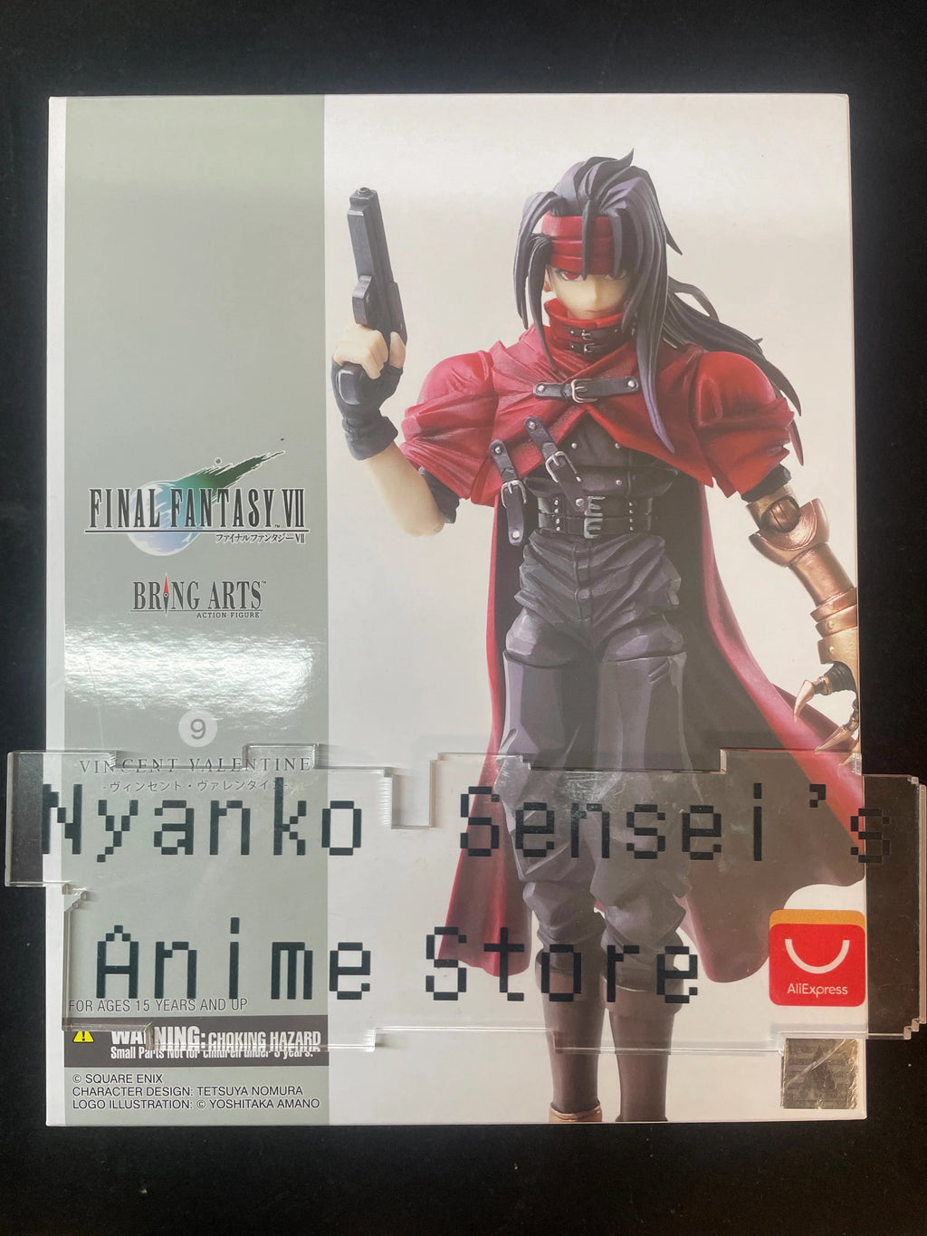 In Stock Square Enix Final Fantasy VII BRING ARTS Vincent Valentine Action Figure Anime Model Trendy Toy Desktop Collectibles