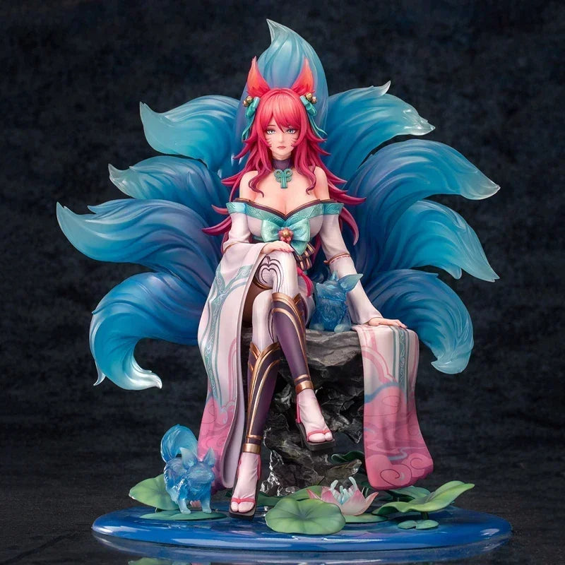In Stock Myethos Spirit Blossom Ahri Original Anime Figure Collectible Model Dolls Figurine Ornament Gifts Toy