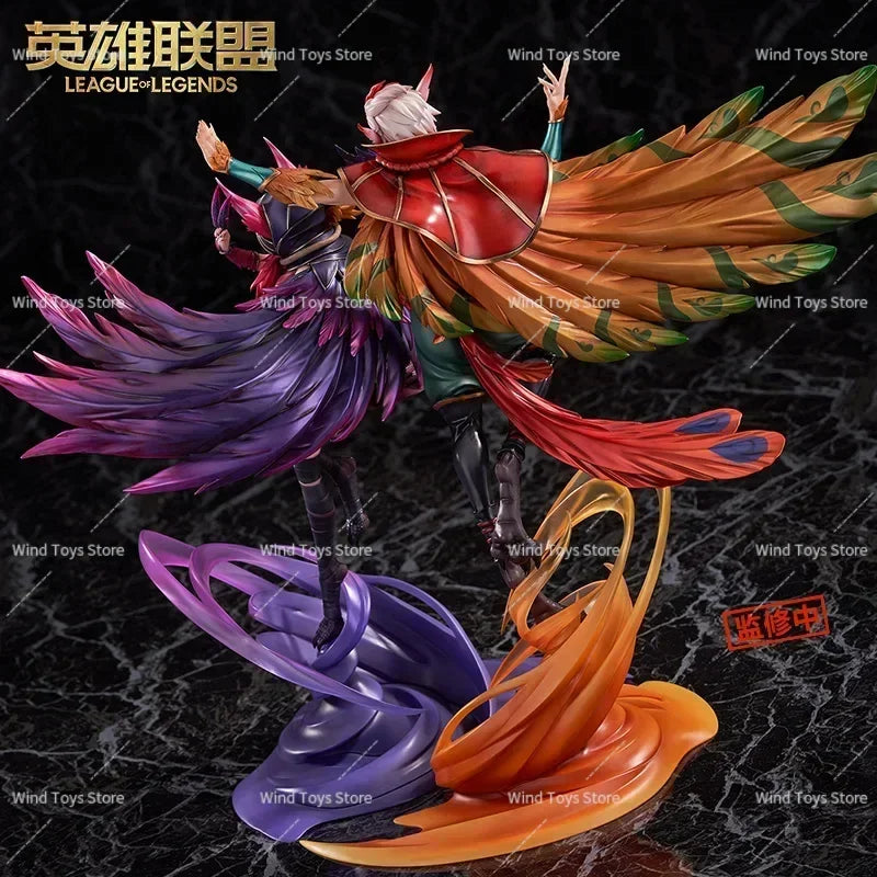HobbyMax League of Legends Anime Figure Rakan and Xayah 1/7 Original Figurine Collection Boxed Ornaments Model Doll Toys