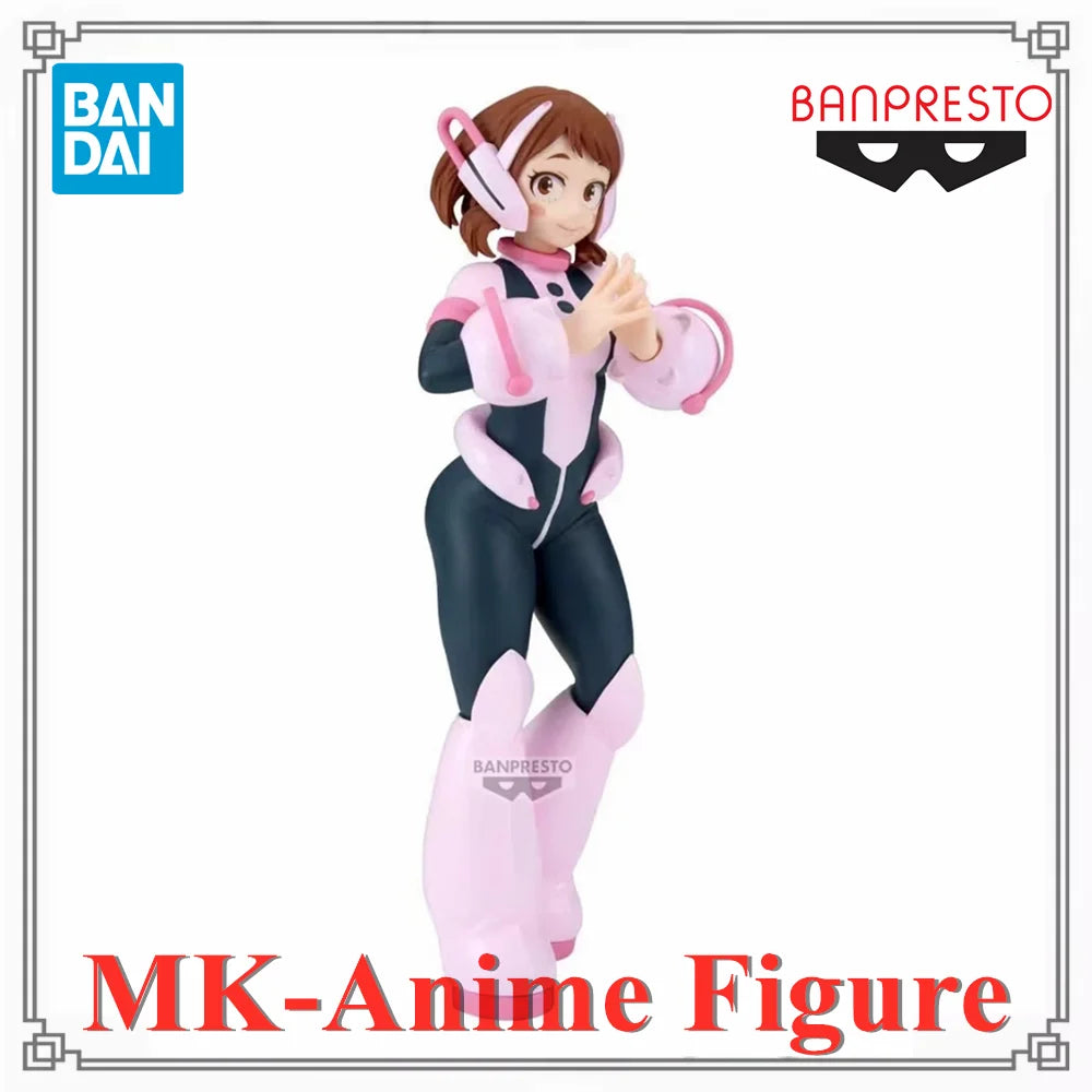 BANPRESTO Original BANDAI Boku no Hero Academia Uraraka Ochaco Glitter Glamours Anime Figures Action Figure