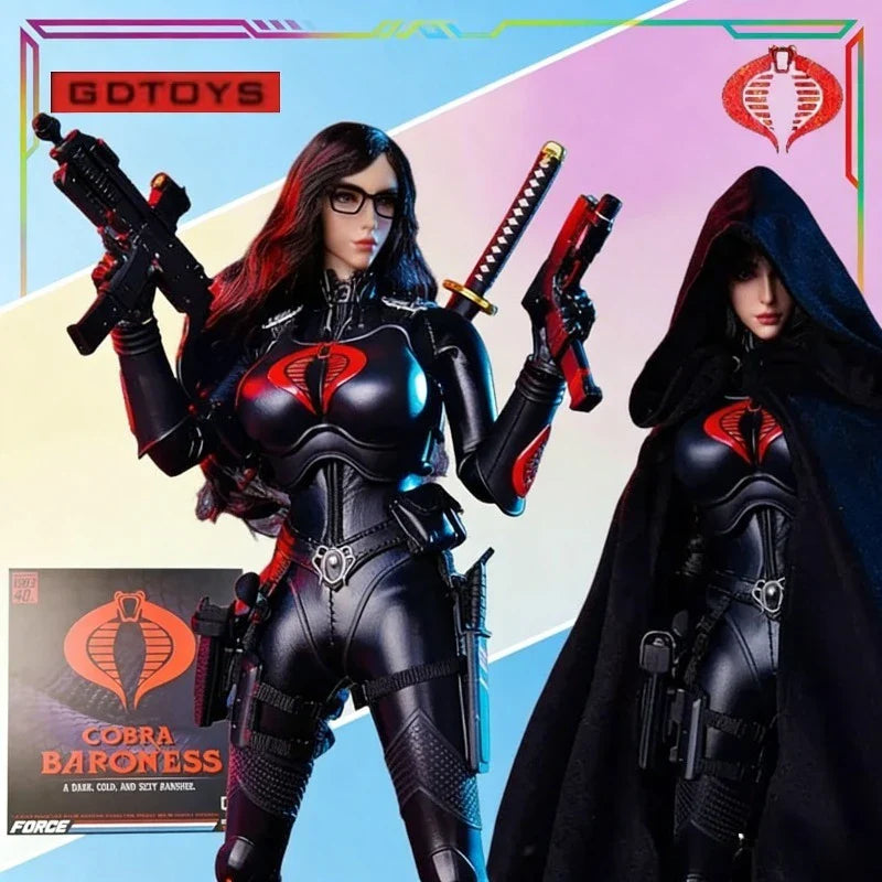 Sofort lieferbar GD Original 1983 40. Cobra - Baroness Sammlerstück Bewegliche Actionfigur Spielzeug Geschenke für Jungen & Sammler