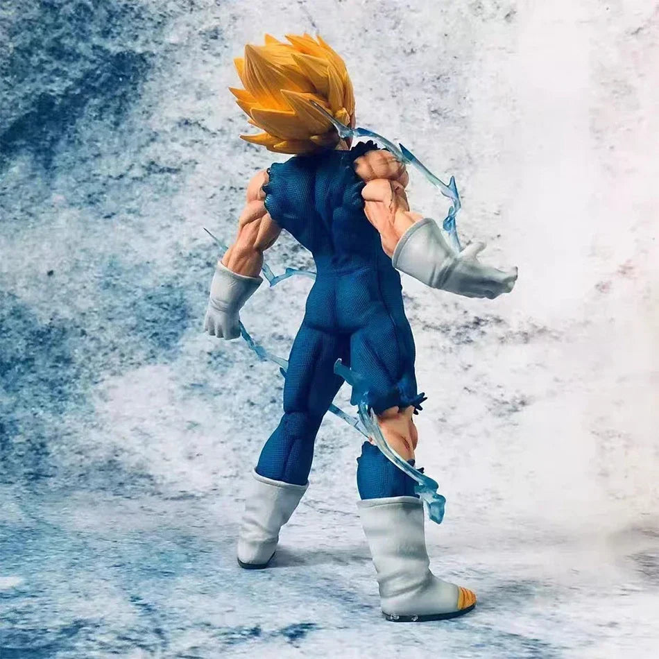 @@HOT 28cm Dragon Ball Z GK Figure MAXIMATIC The Vegeta Super Saiyan Son Majin Vegeta Self-Destuct Vegeta Figure Toys Model Gift