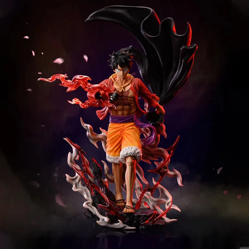 Jt Statue 38cm/14.96inch One Piece Monkey D. Luffy Gear 4 Model Dolls Figurine One Piece Anime Figure Collectible Toys Gifts