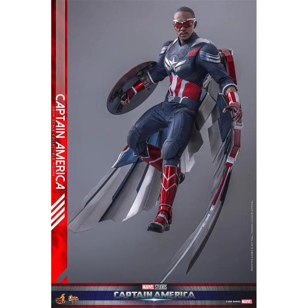 In Stock Hottoys MMS779 Captain America 4 1/6 Soldier Doll Action Figure Toy Gift Model Collection Hobbies