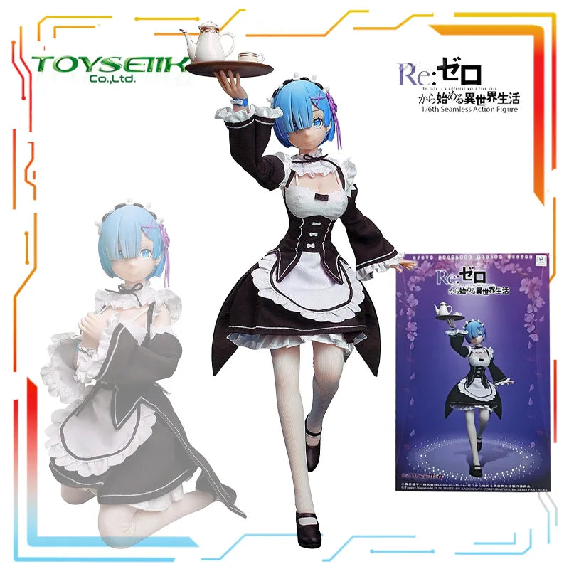 TOYSEIIKI Original 1/6 Mobile Doll Life in A Different World From Scratch, Rem Action Figure Model Toys Model Gifts for Boys