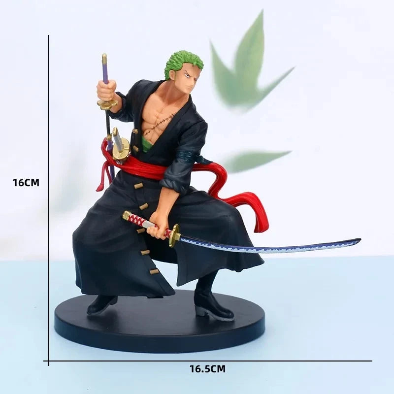 Anime One Piece Roronoa Zoro Figure Art King Sauron Commemorative One Hundred Scenes of the Great Pirates by Eiichiro Oda Model