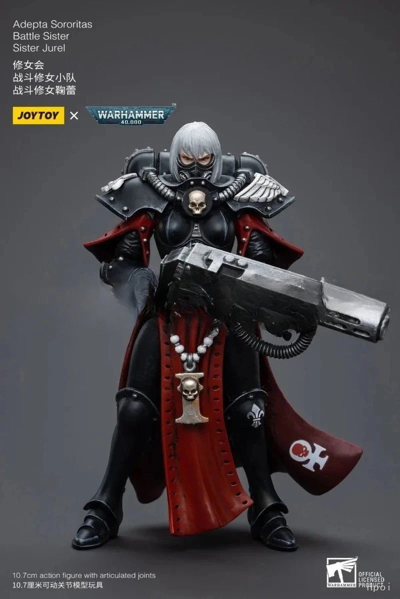 【Auf Lager】 JOYTOY 40K Adepta SororitasBattle SisterSchwester Jurel 1/18 Actionfigur Modell Geschenkspielzeug Anime Figur Modellspielzeug
