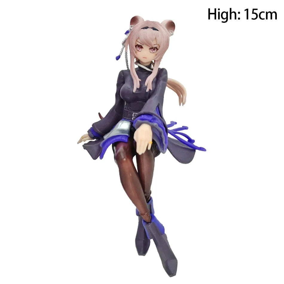 Game Arknights Lin 15cm Figure Sitting Noodle Stopper Anime Figure Action Figurine Model Collectible Ornaments Decoration Gift