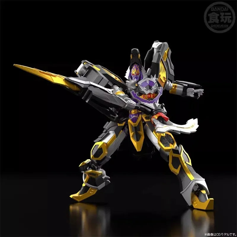 100%Original in Stock Bandai SMP Mahou Sentai Magiranger Black Wolf Caesar Demon God Combine Anime Character Assemble Toy Model