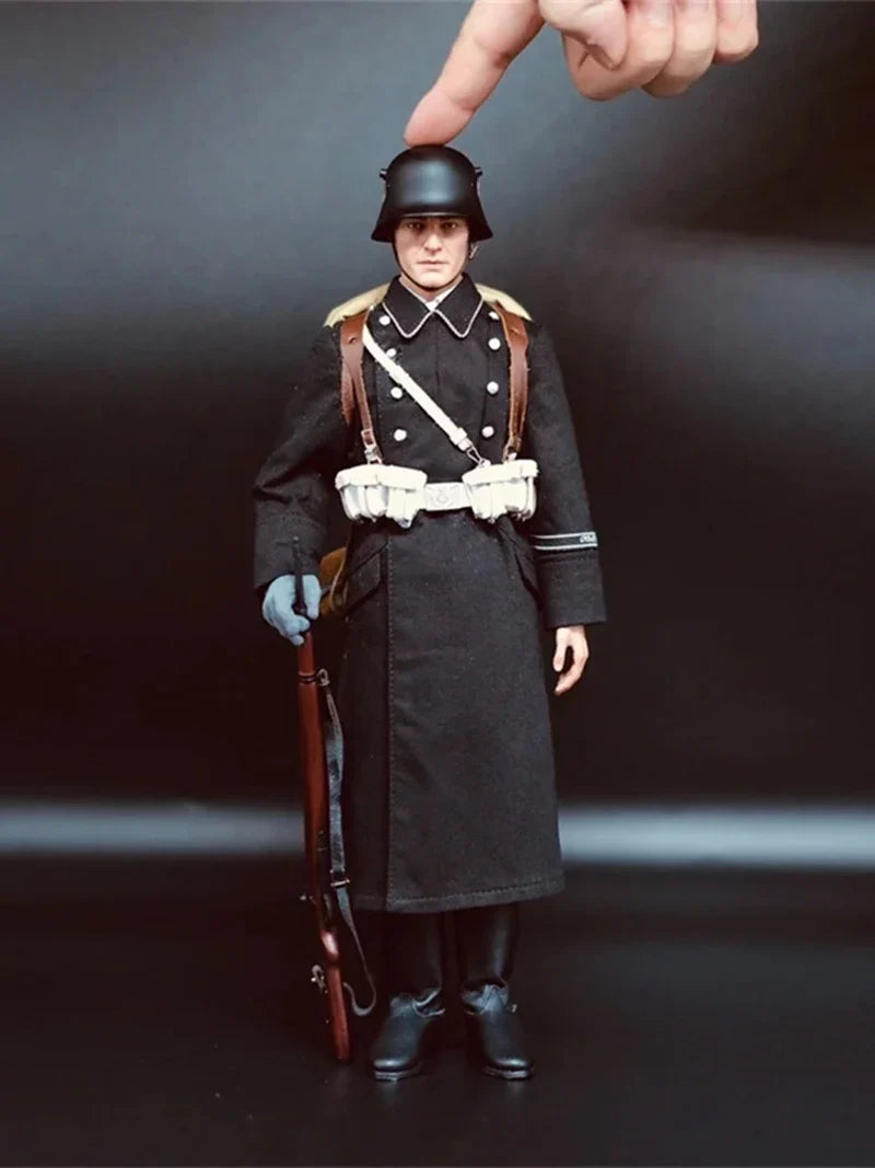 GM647 M32 1/6 Scale Male Soldier German Black Clothes Etiquette Guard of Honor 12'' Full Set Collectible Action Figure Model Toy