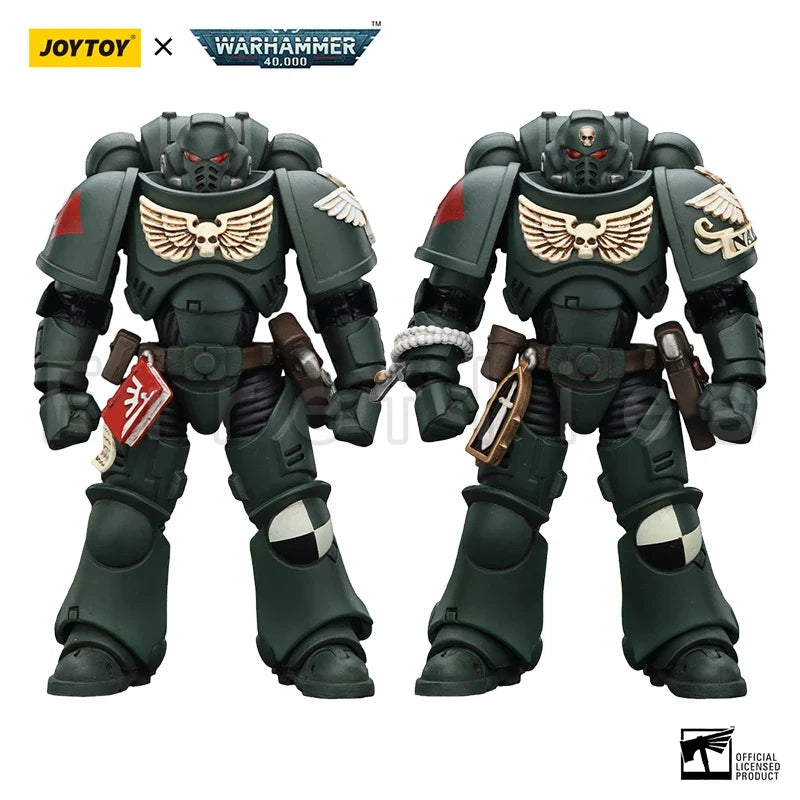 1/18 JOYTOY Action Figure 40K Dark Angels Intercessors Brother Nadael Asharr Re-issue Version Anime Model Toy