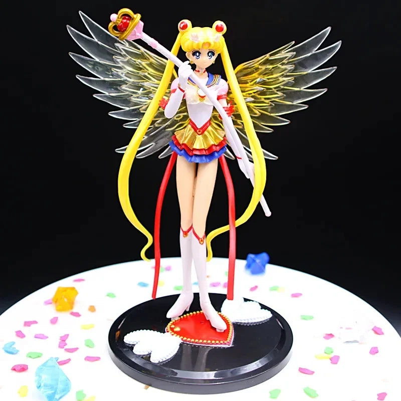 New Eternal Sailor Moon Tsukino Usagi Anime Figure Decoration Collection Doll Action Model Toys for Birthday Gifts