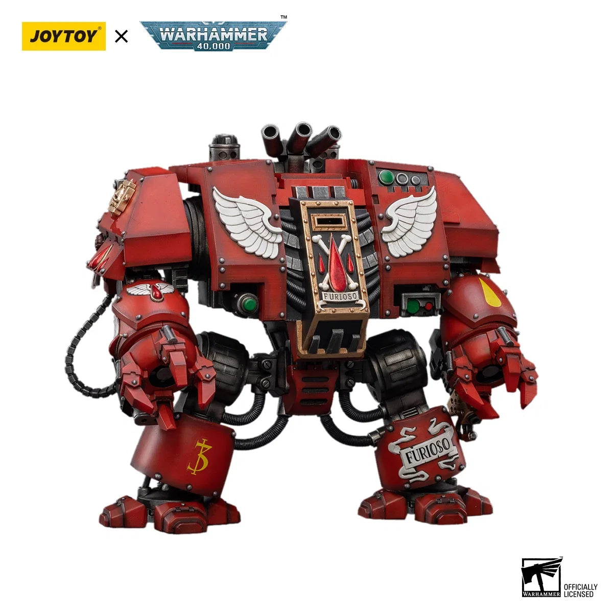 JOYTOY Warhammer 40K Blood Angels Furioso Dreadnought Brothers Samel Game Figures Samel Model Toys Collection Ornament