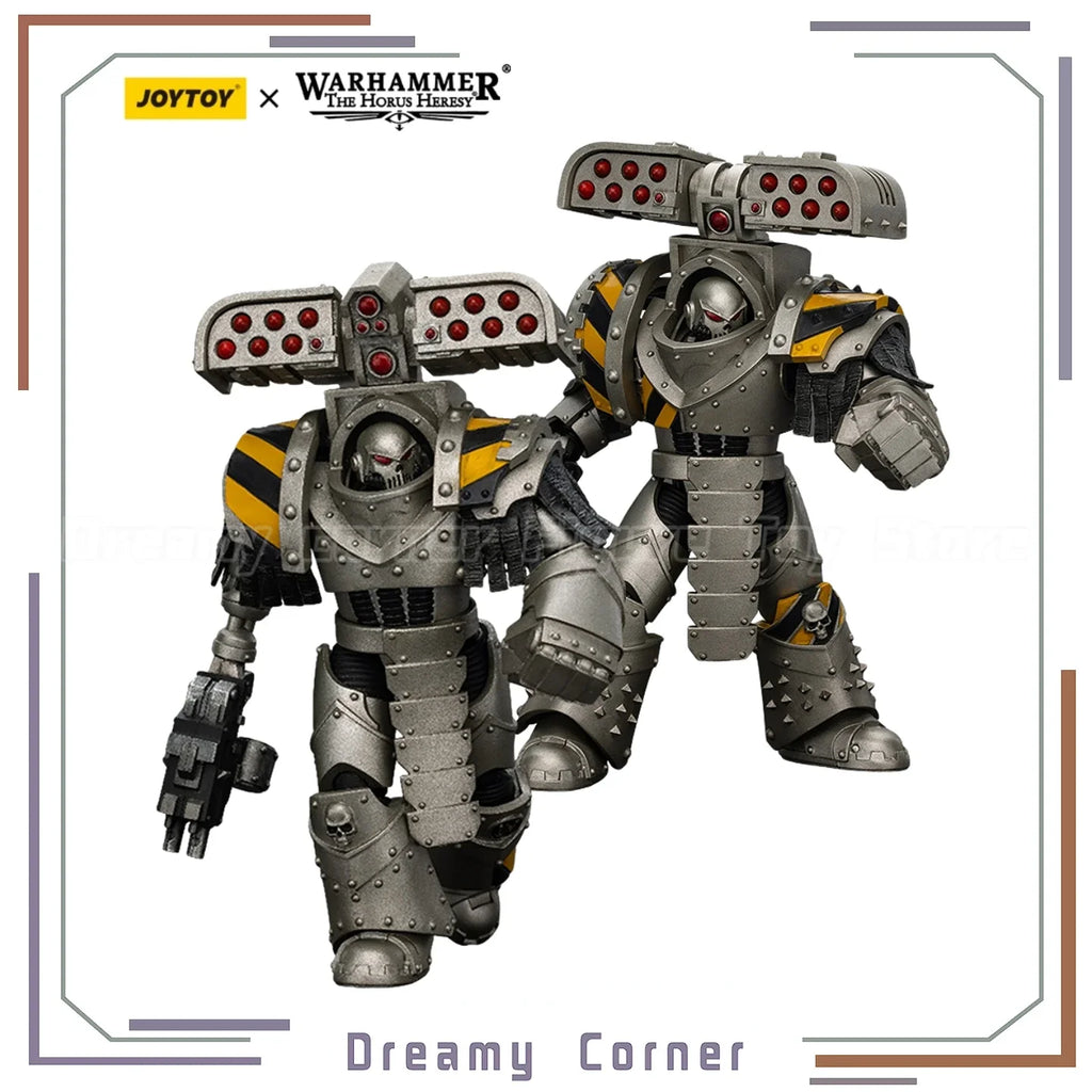 【In Stock】JOYTOY Warhammer 40K Lron Warriors Tyrant Siege Master Terminator with Rocket Launcher 1/18 Action Figures Toy