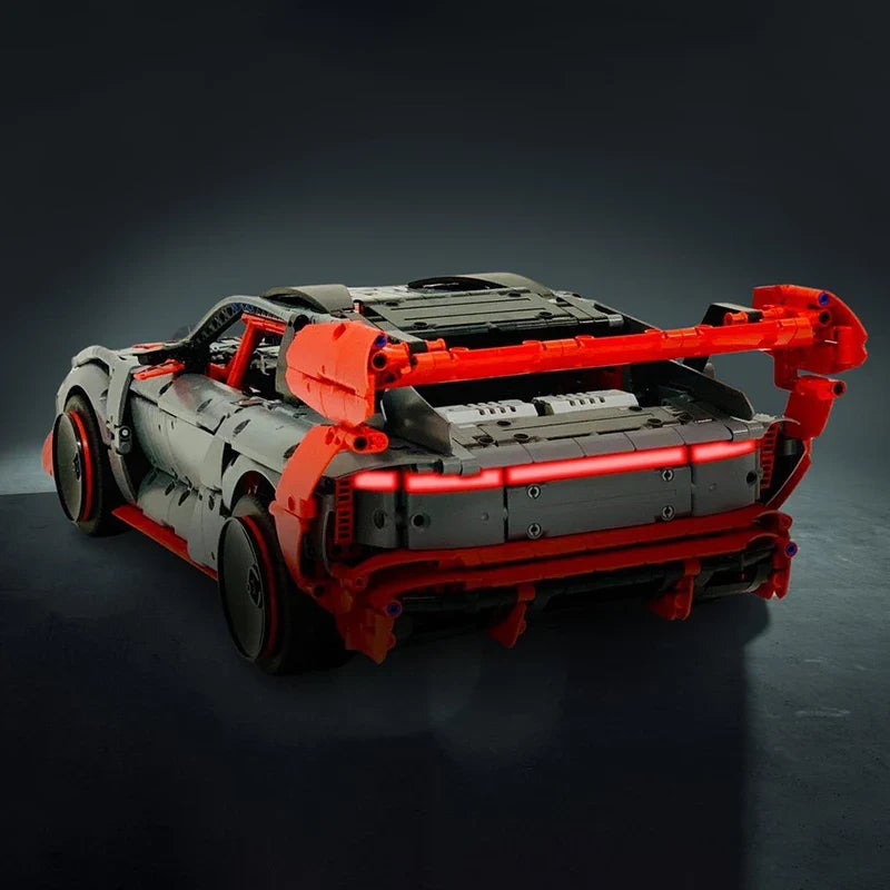 Champion Speed Cars Moc Building Bricks S1 E-Tron Quattro Sports Car Model Technology Modular Blocks Gift Christmas Toys DIY Set