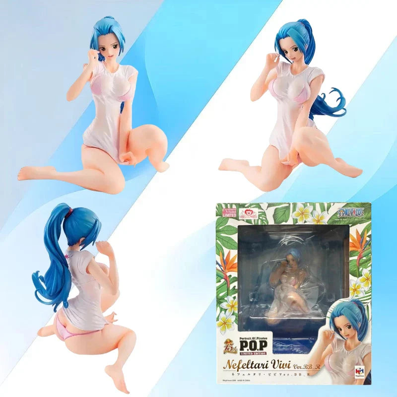 Auf Lager MegaHouse POP Limited Edition Excellent Model Anime One Piece Vivi Ver.BB_R Violet Actionfiguren Modell Spielzeug Geschenk DT