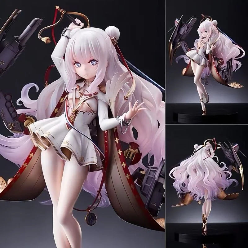 25cm Azur Lane Anime Figur Mnf Le Malin Figuren Leichte Version Modell Pvc Statue Puppensammlung Dekoration Spielzeug Geschenk