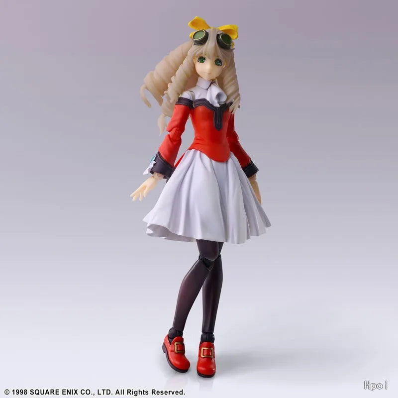 11.4cm / 7cm Square Enix Bring Arts Xenogears Maria Balthasar &Chu-Chu Action Figure Flexible Model Collection Toys Gifts