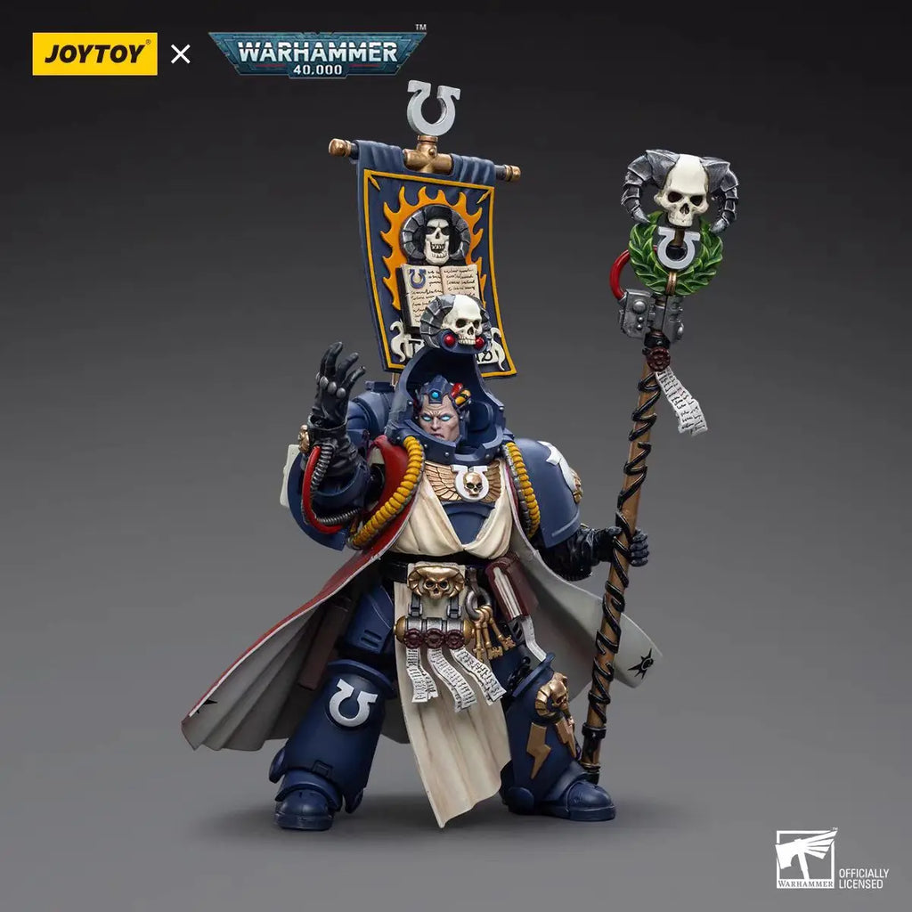 IN STOCK JOYTOY Warhammer 40k 1/18 Action Figures Anime 12cm Ultramarines Chief Librarian Tigurius Collection Model Toys