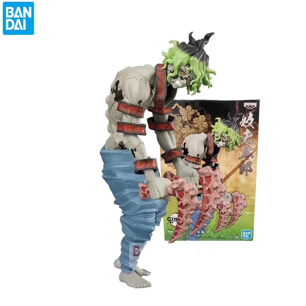 Original Bandai Banpresto Demon Slayer Twelve Kizuki Gearspring Kibutsuji Muzan Hantengu Giyuutarou Gyokko Daki Pvc Figure Model