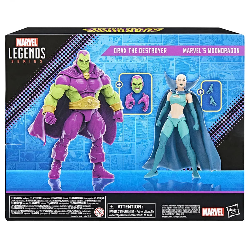 Hasbro Original Marvel Legends Drax der Zerstörer Moondragon 6 Zoll Actionfigur Spielzeug für Jungen Mädchen Geschenk Sammlermodell