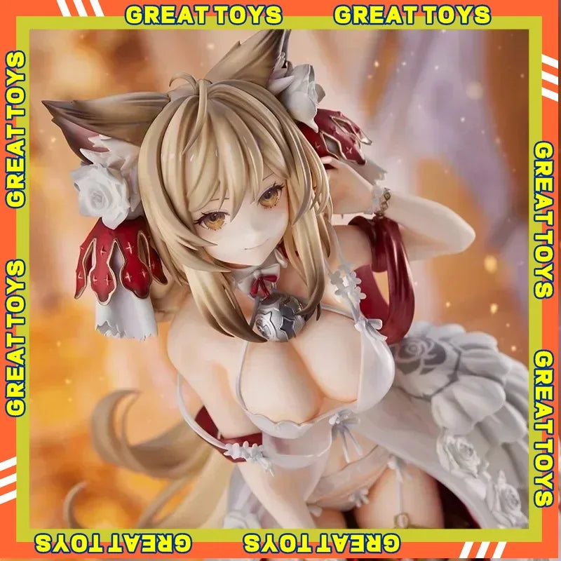 Original Union Creative Figures Dress Girl Cat Lady Neko Figures Anime Model PVC 25CM Decoration Collectible Doll Statuette Gift