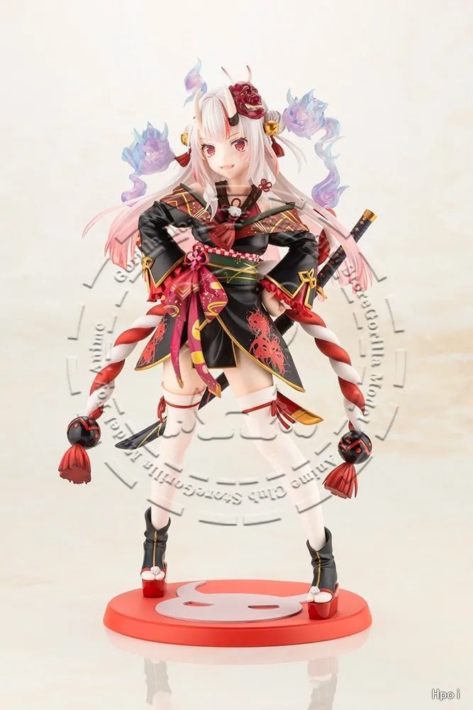 In Stock Original Genuine KOTOBUKIYA Nakiri Ayame hololive Anime Figure Model 245mm Collectible Statue Gift Model Doll Ornament