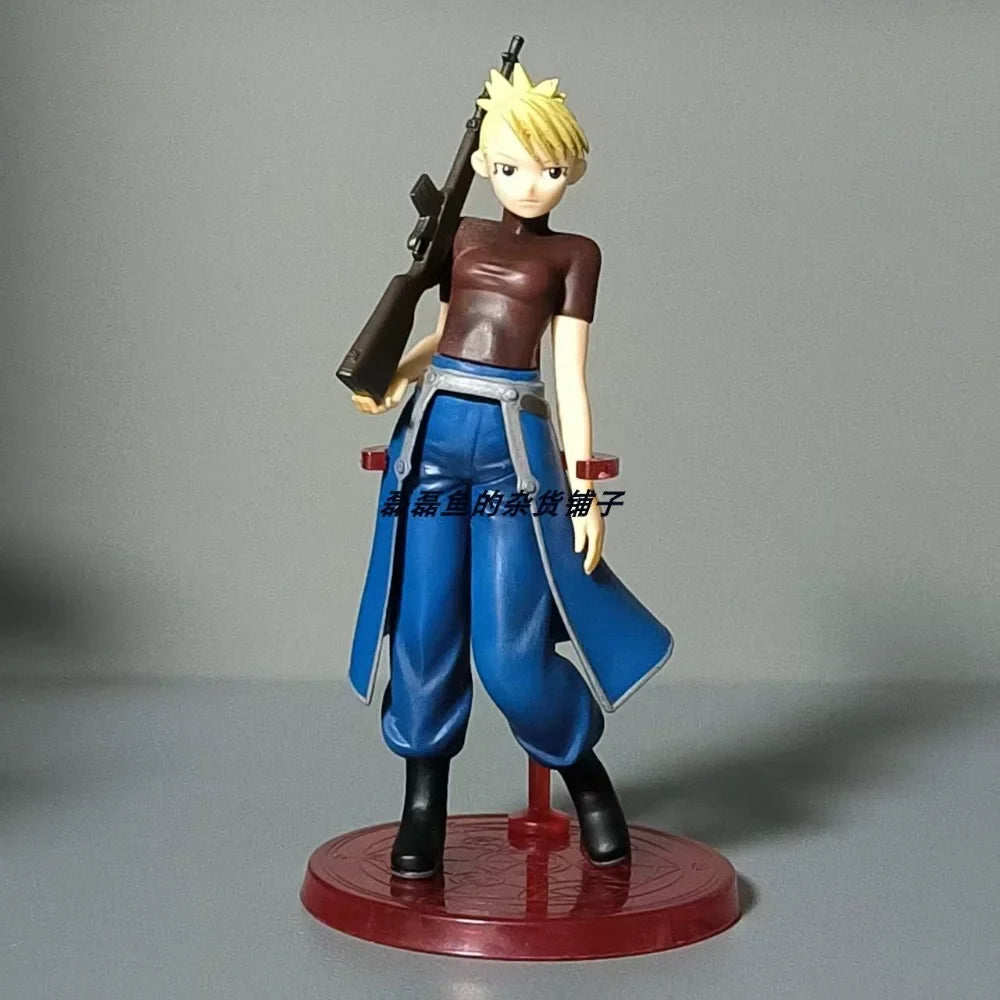 Fullmetal Alchemist Edward Winry Riza figure model decoration in stock   No box, loose goods
