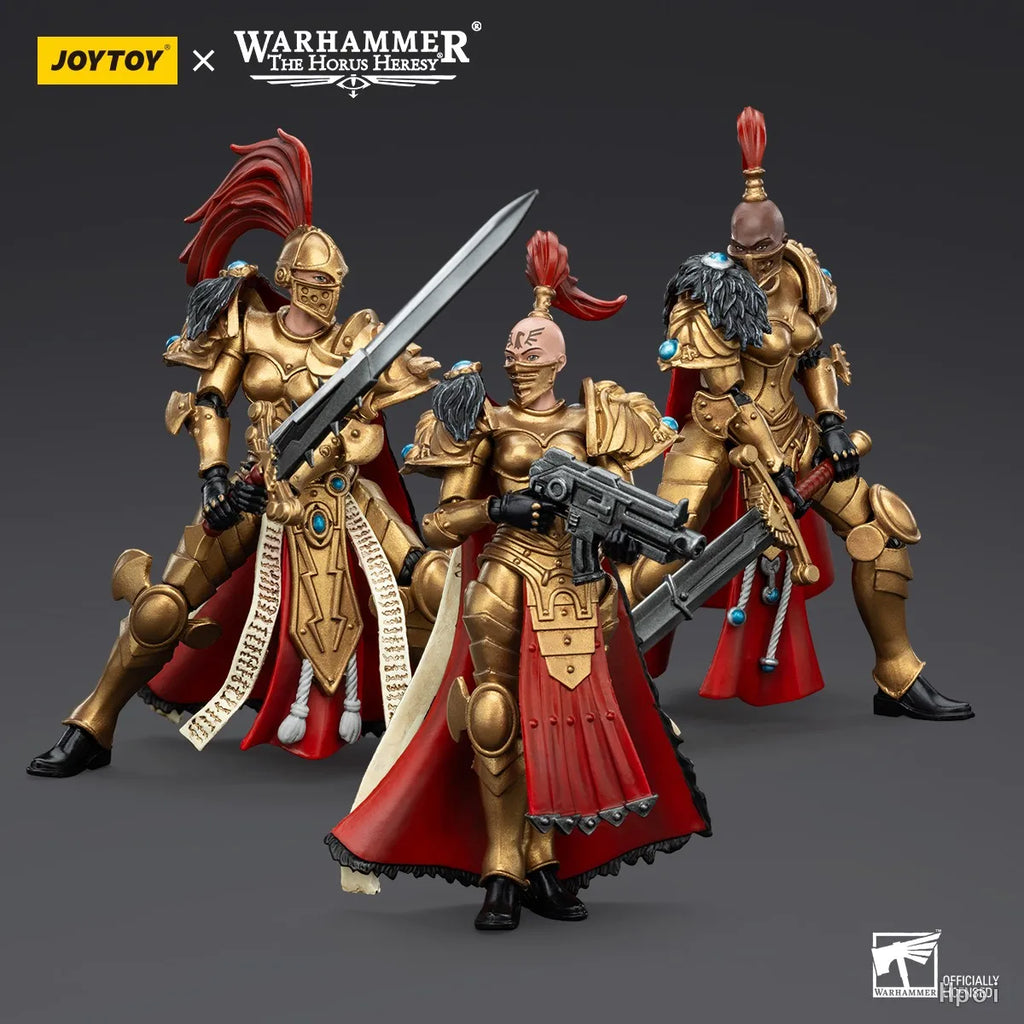 【In Stock】 JOYTOY Warhammer 40K Sisters of Silence White Falcons Vigilator Cadre Vigilator Mistress Squad Toy