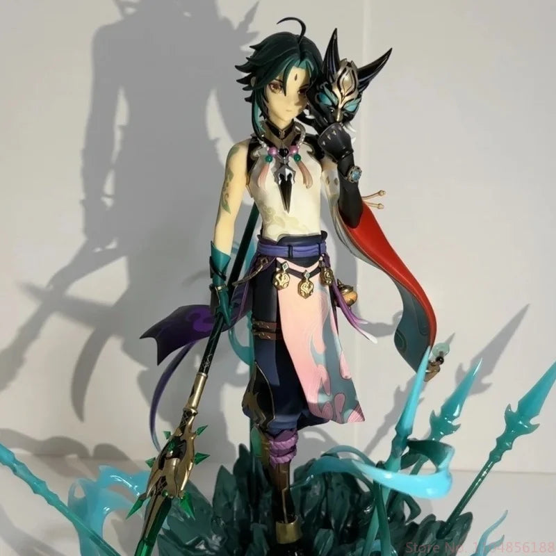 New Genshin Impact Xiao Guard Night Spear Ver Figures 1/7 Pvc Anime Figure Model Colletible Desktop Ornaments Gift Toys Original