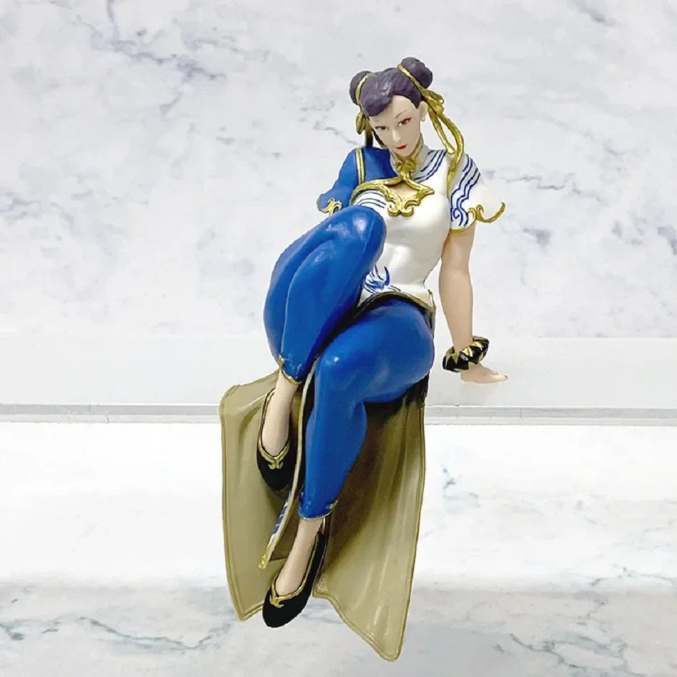 14cm Street Fighter 6 Chun Li Anime Figure Toys PVC Model Collection Doll Action Figurine For Decoration Gift