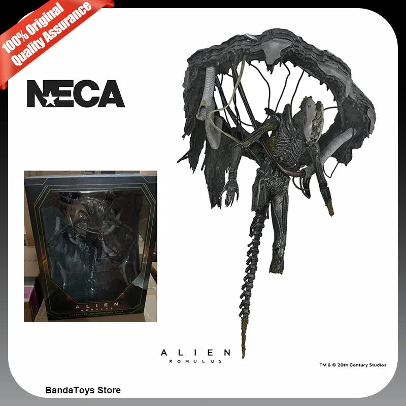 In Stock 100% Original Neca 51743 Alien Romulus Deluxe Suspended Lab Xenomorph XX121 7" Scale Anime Action Collection Figure Toy