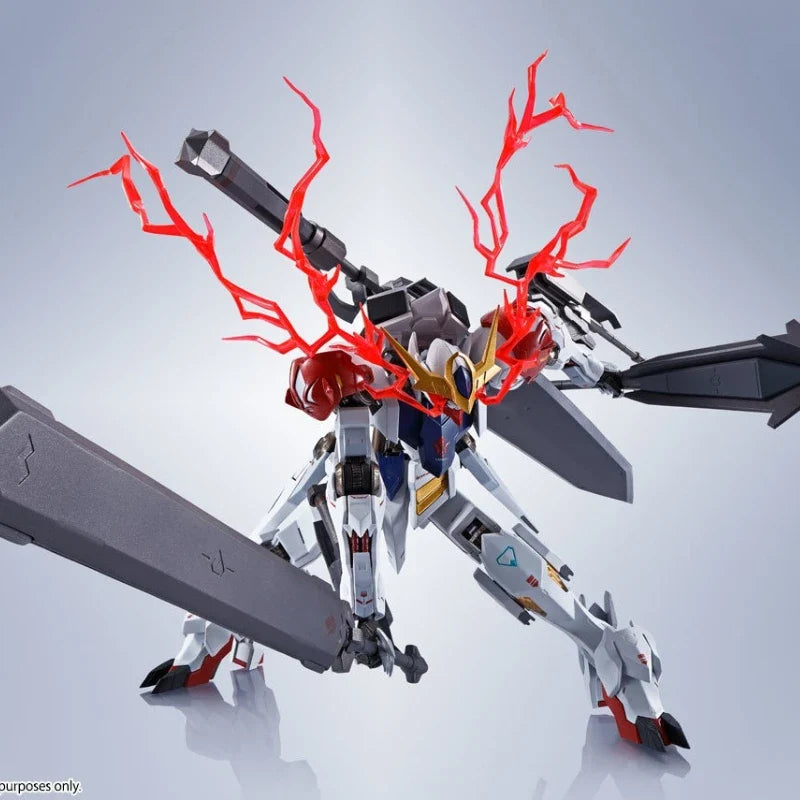 BANDAI Original MR Series ASW-G-08 Gundam Barbatos Lupus Anime Action Figure Assembly Desktop Ornament Toys Collectible Model