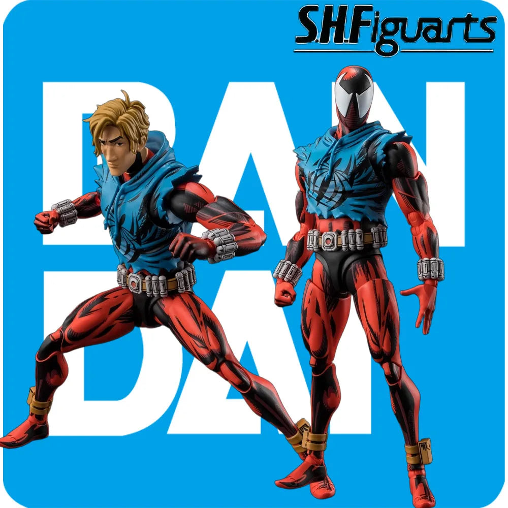 100% Authentic In Stock Genuine Bandai S.H.Figuarts Scarlet Spider Spider-Man: Across the Spider-Verse Action Figure Model Toy